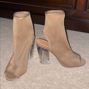 Open Toe/ Open Heel ‘Slip On’ Bootie